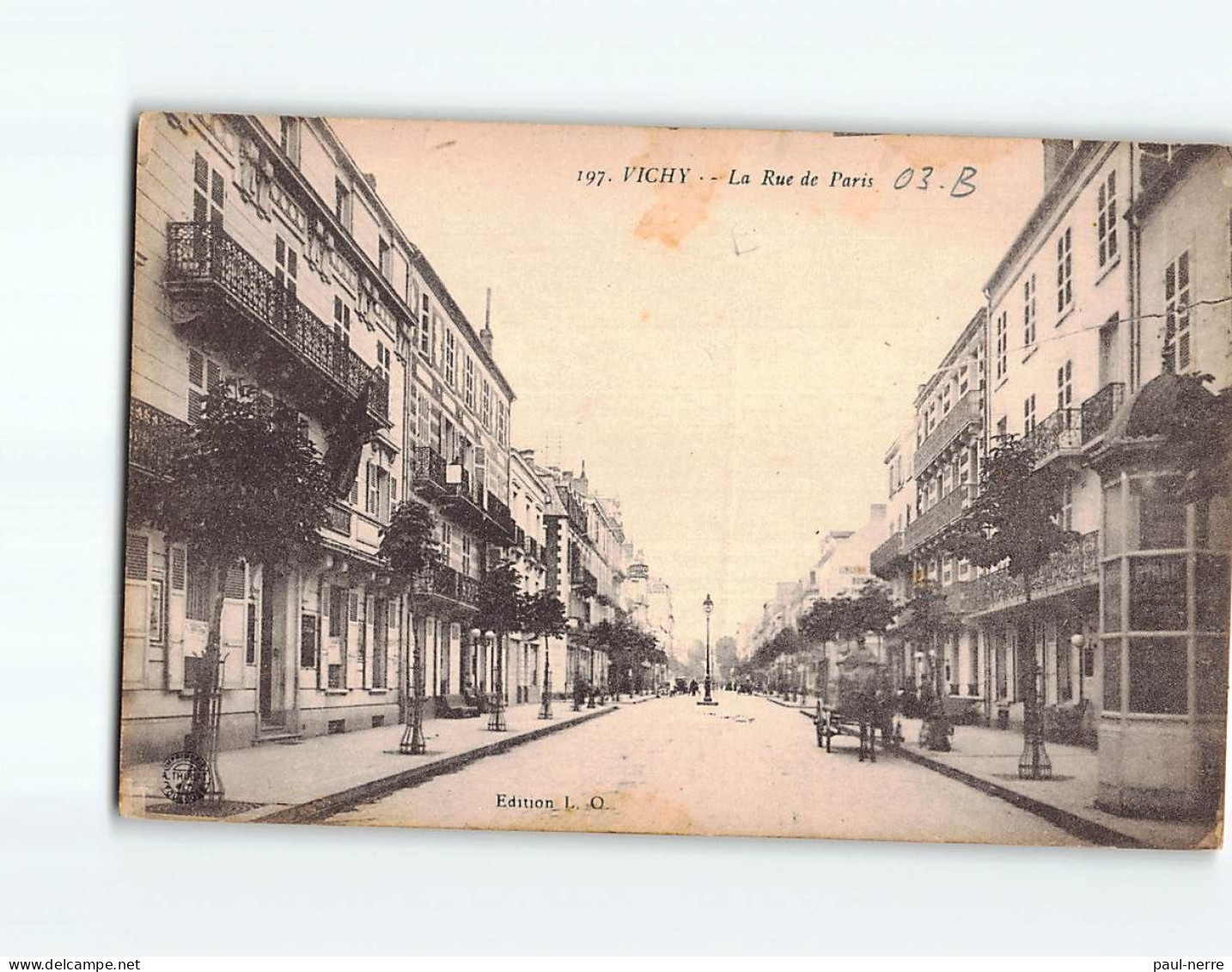 VICHY : La Rue De Paris - Très Bon état - Vichy