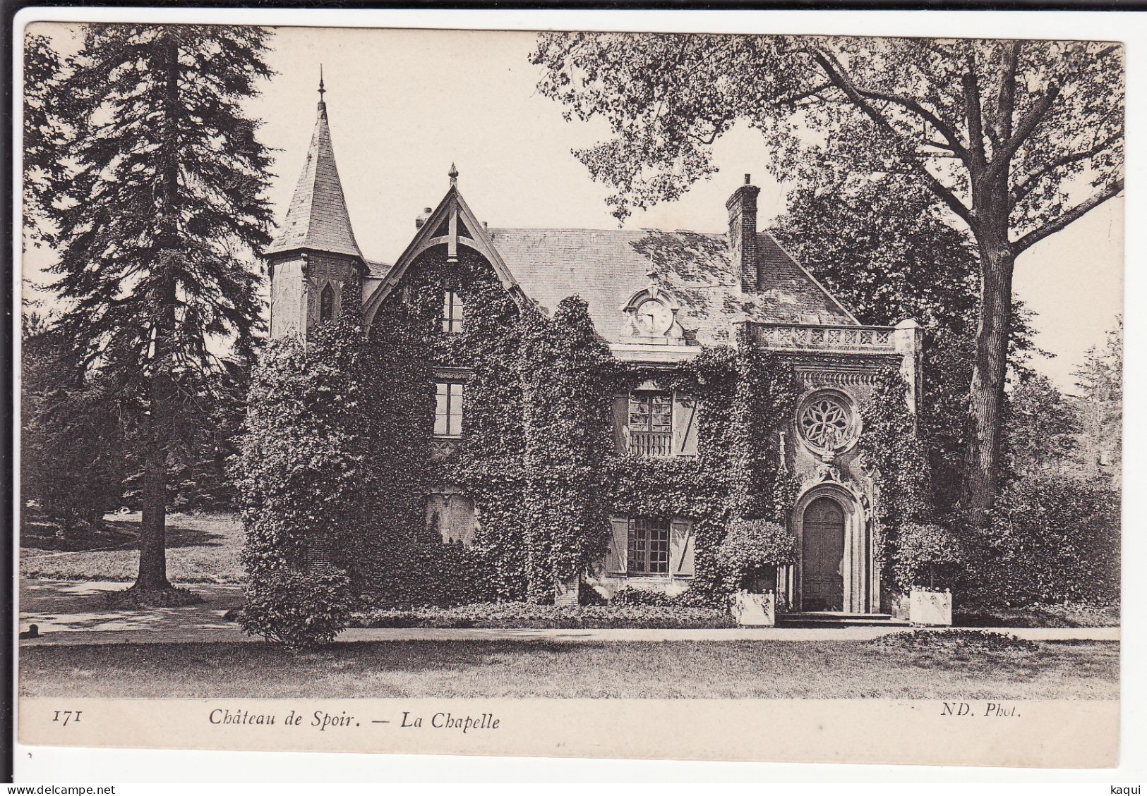 EURE-et-LOIR - Château De SPOIR - La Chapelle - ND. Phot. - N° 171 - Autres & Non Classés