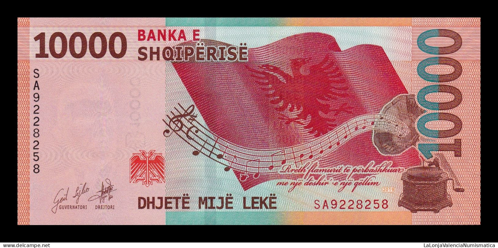 Albania 10000 Leke 2019 Pick 81 Sc Unc - Albanie