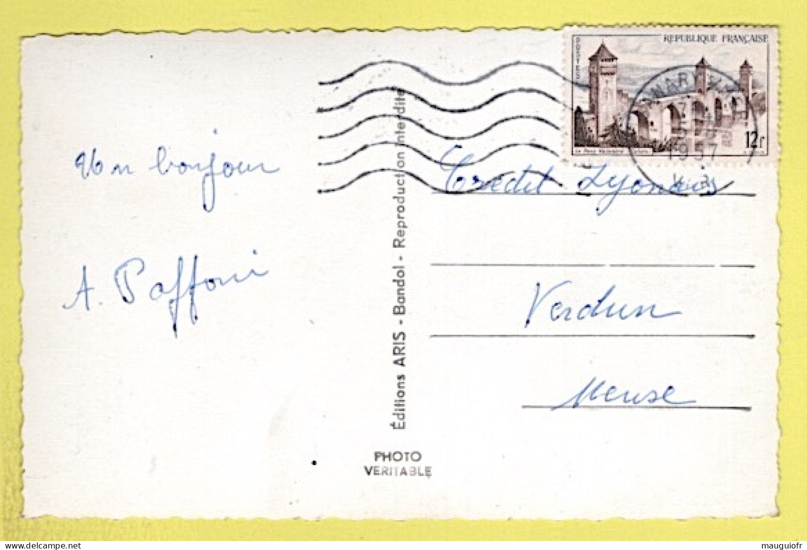 83 VAR / SANARY-SUR-MER / QUARTIER BEAUCOURS / HÔTEL-RESTAURANT "ROC AMOUR" / 1957 - Sanary-sur-Mer