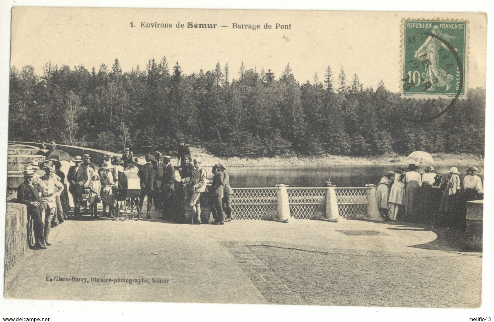 21/CPA A - Environs De Semur - Le Barrage Du Pont - Semur