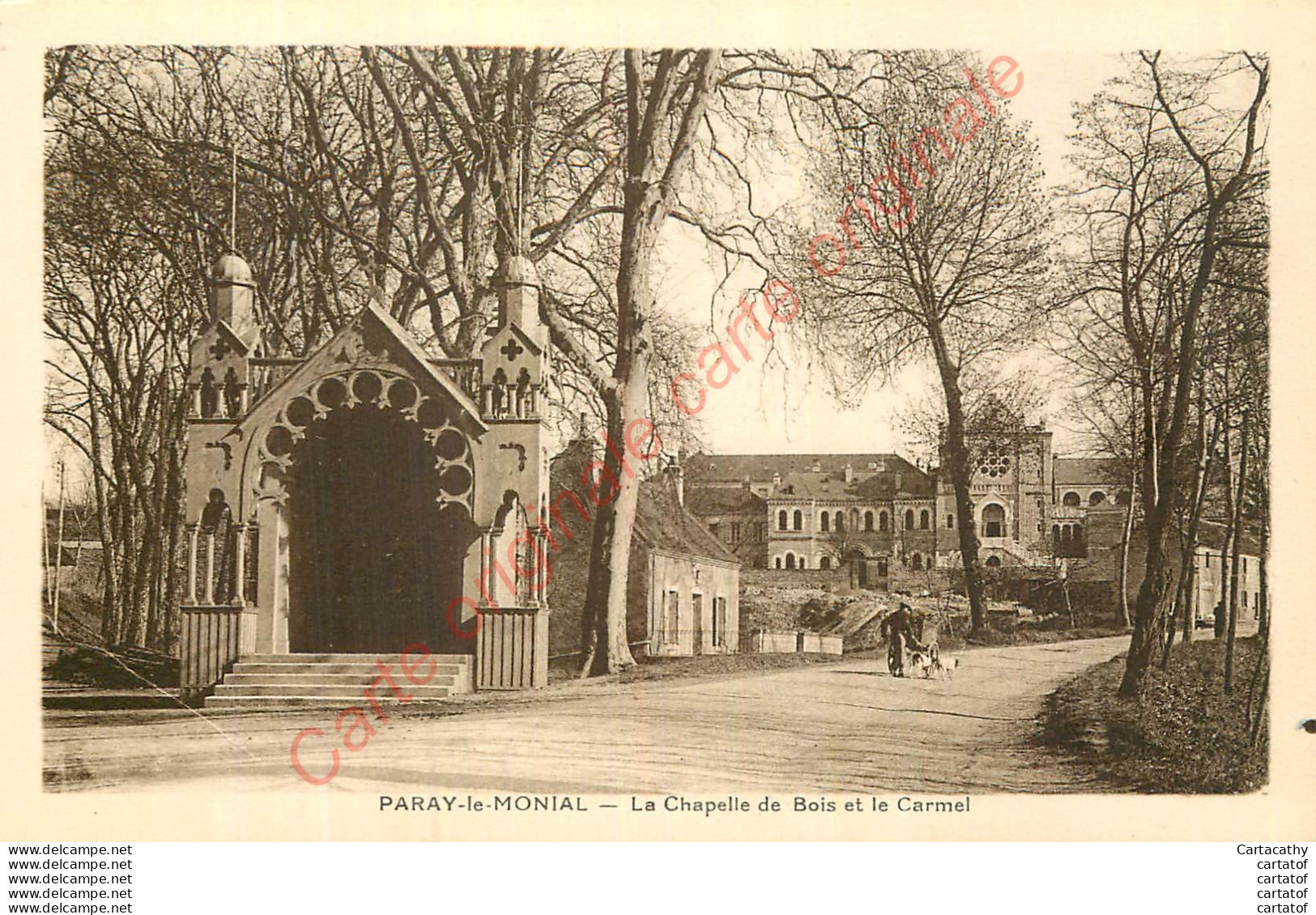 71.   PARAY LE MONIAL .  La Chapelle De Bois Et Le Carmel .  - Paray Le Monial