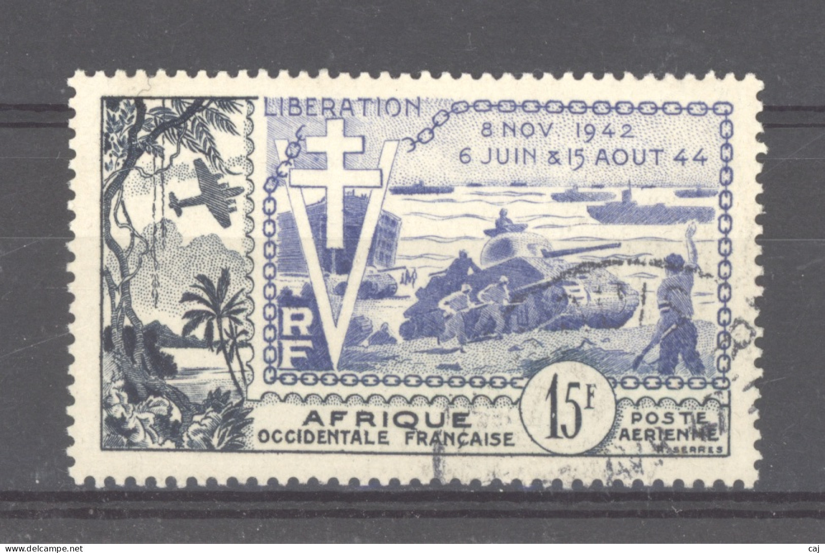 AOF -  Avion  :  Yv  17  (o) - Used Stamps