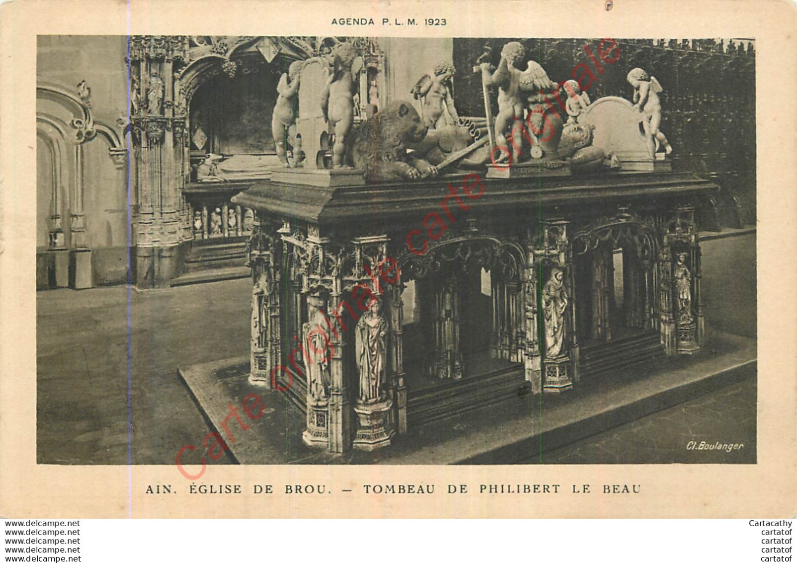 01.  BOURG .  Eglise De BROU .  Tombeau De Philibert Le Beau . - Eglise De Brou