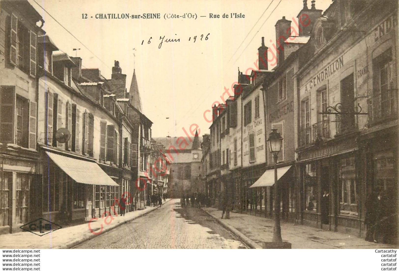 21.  CHATILLON Sur SEINE .  Rue De L'Isle . - Chatillon Sur Seine