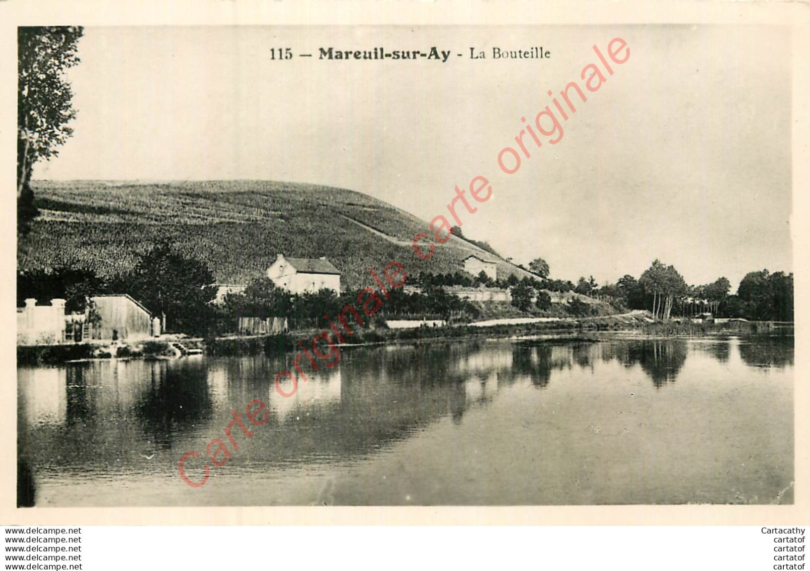 51.  MAREUIL Sur AY .  La Bouteille . - Mareuil-sur-Ay