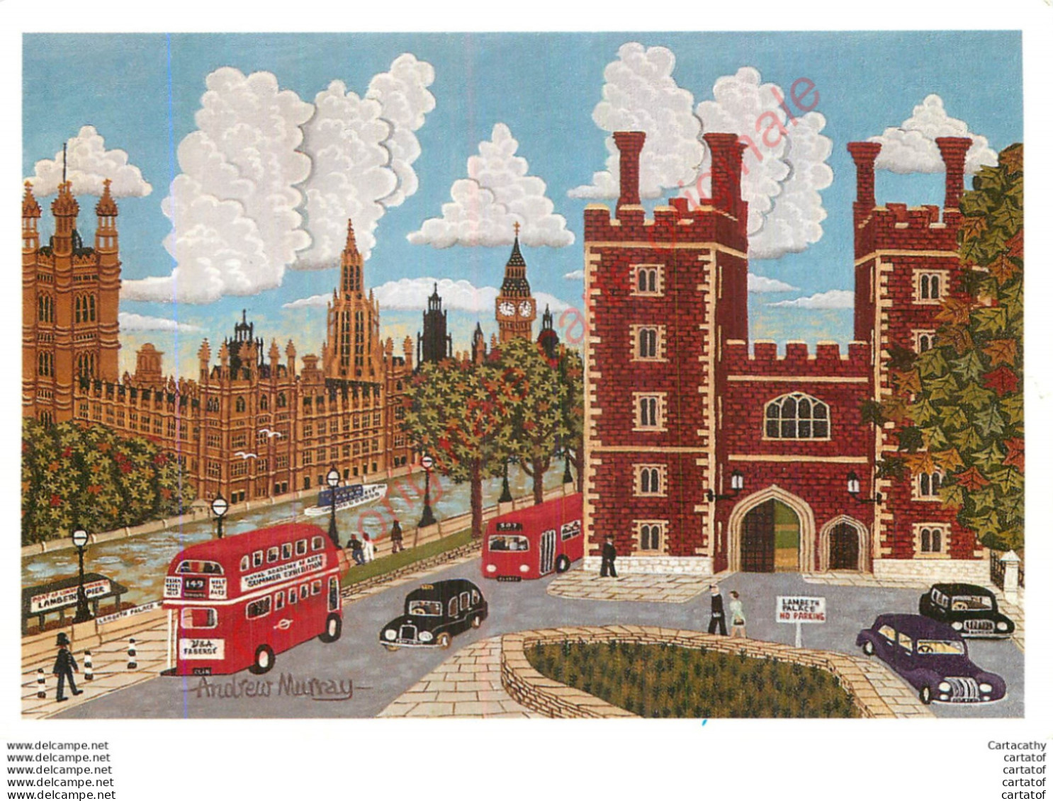 LAMBETH PALACE AND THE HOUSES OF PARLIAMENT .  (Andrew Murray) . - Autres & Non Classés