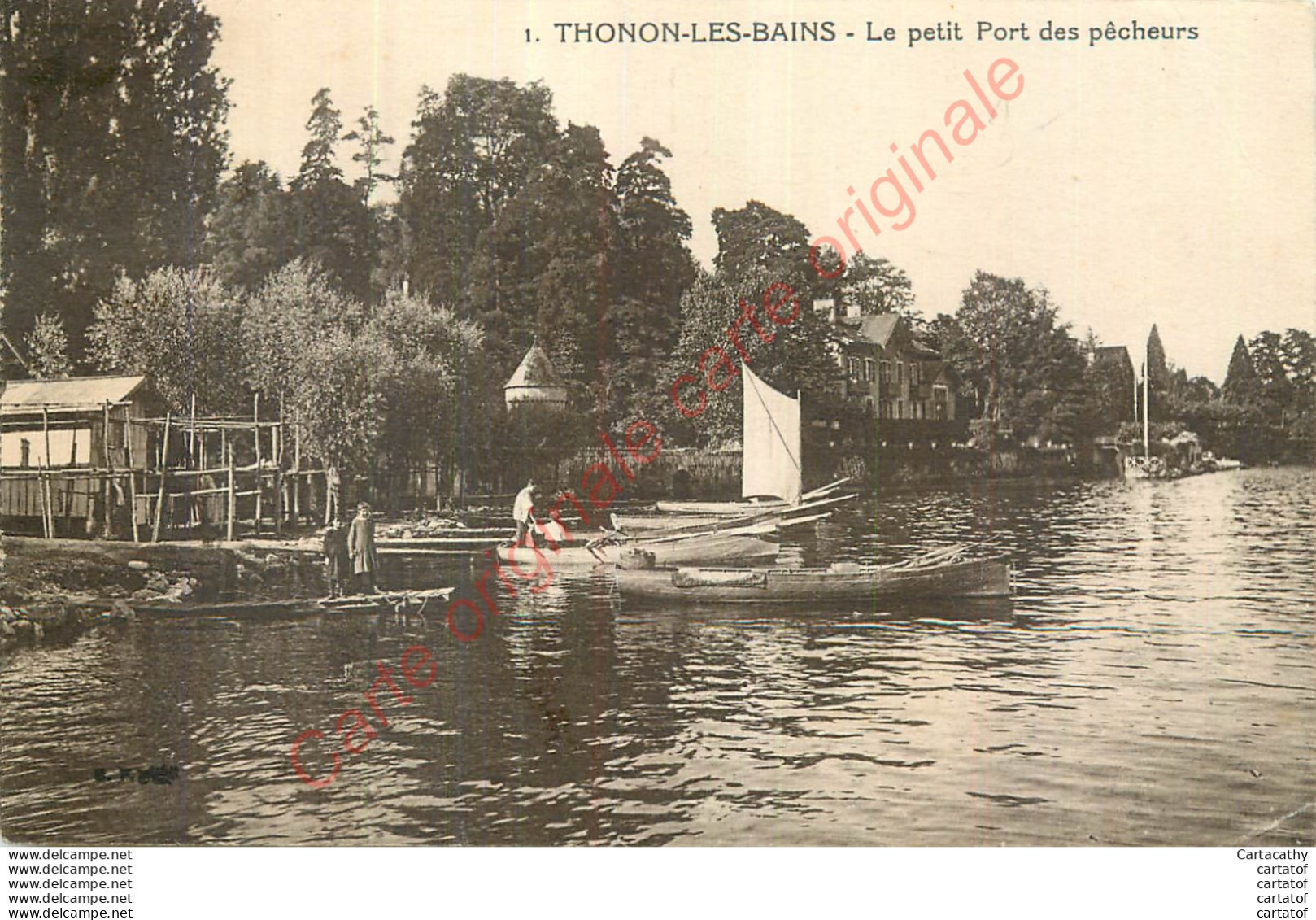 74.  THONON LES BAINS . Le Petit Port Des Pêcheurs . - Thonon-les-Bains