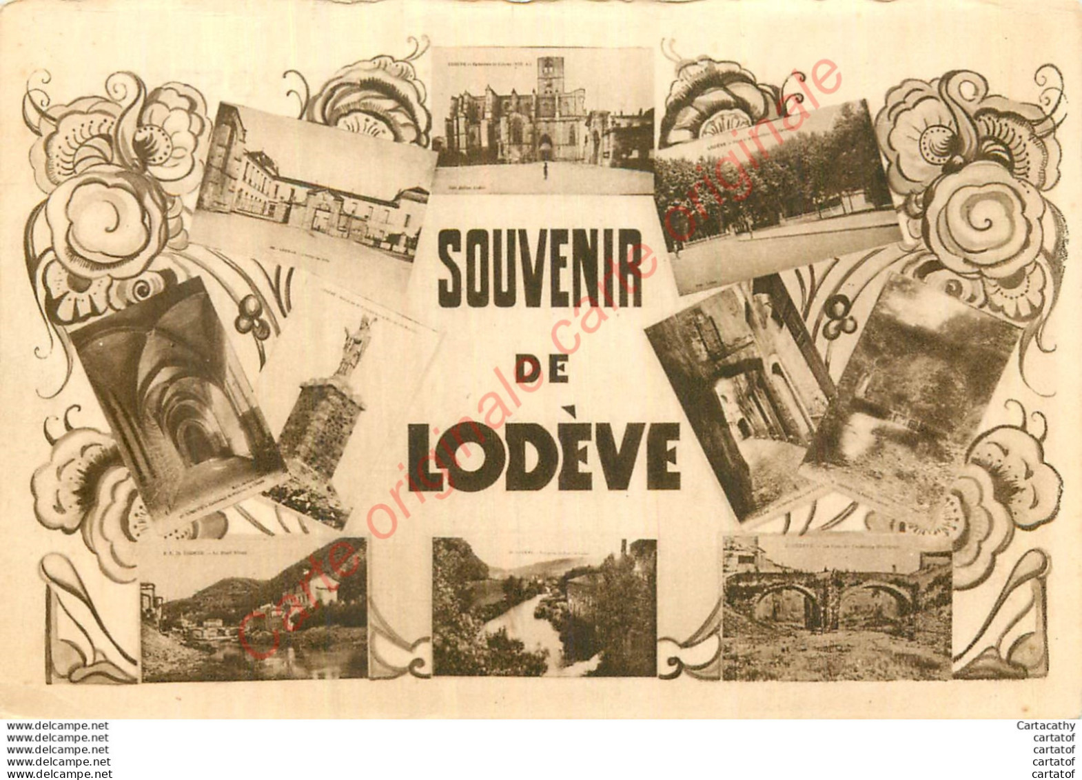 34.  SOUVENIR  De  LODEVE .  - Lodeve