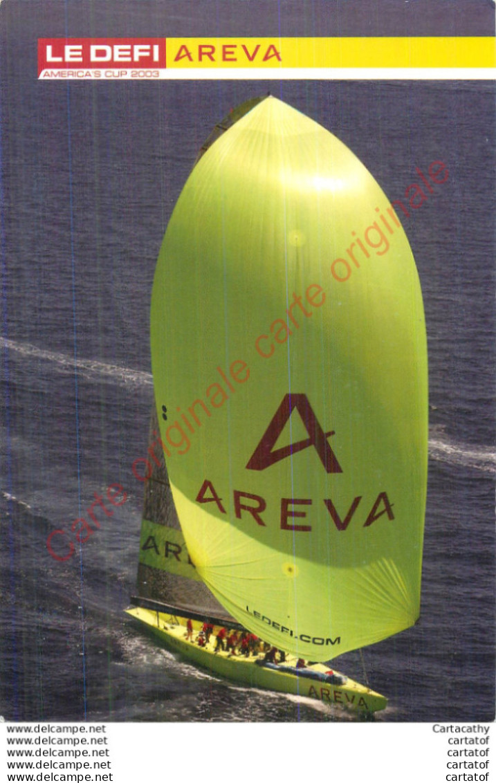 AREVA . LE DEFI . CP Publicitaire . - Publicidad