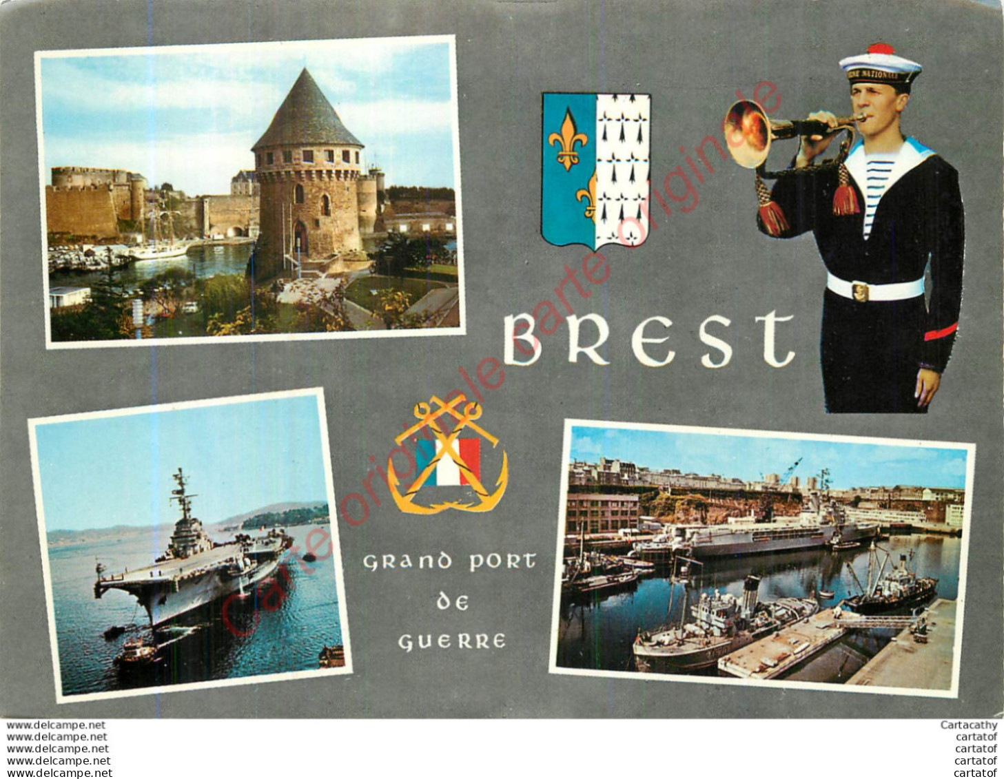 29.  BREST .  CP Multivues . - Brest