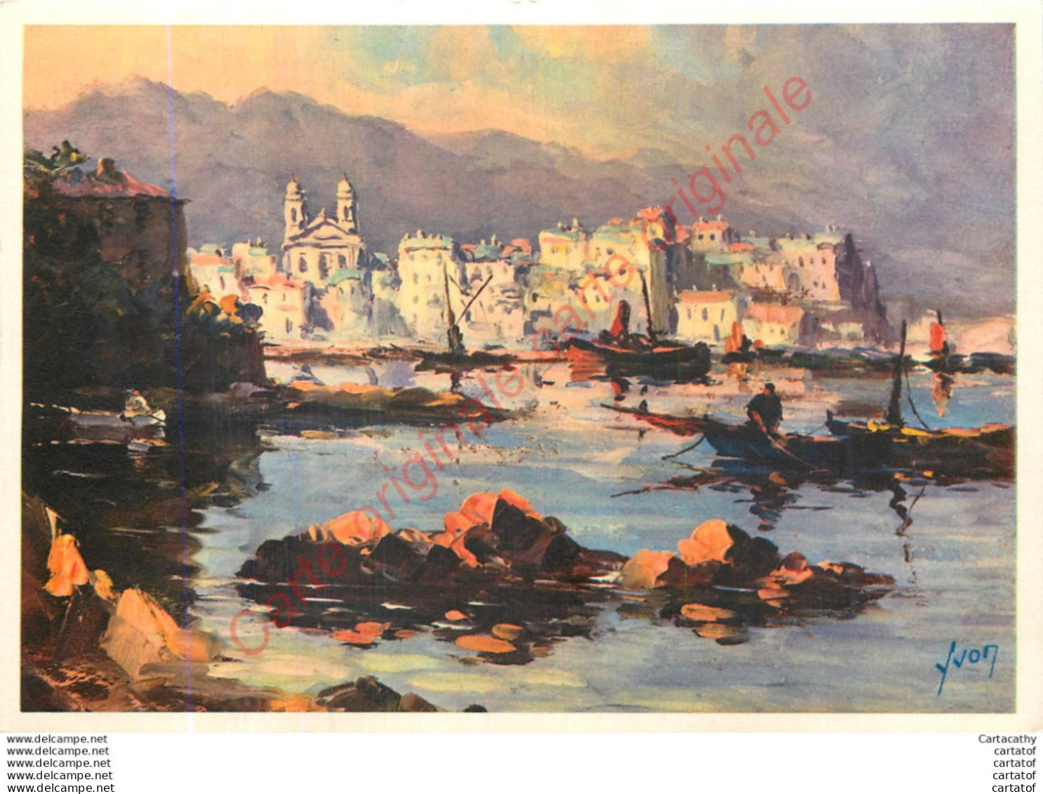 20.  BASTIA . Vieux Port .  Editions D'Art YVON  I. K. 5 - Bastia