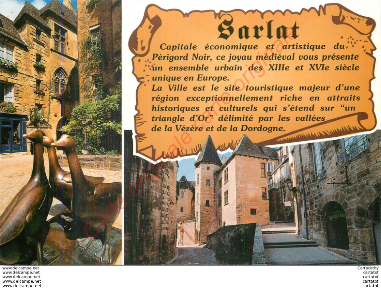 24.  SARLAT .  Capitale Du Périgord Noir . - Sarlat La Caneda