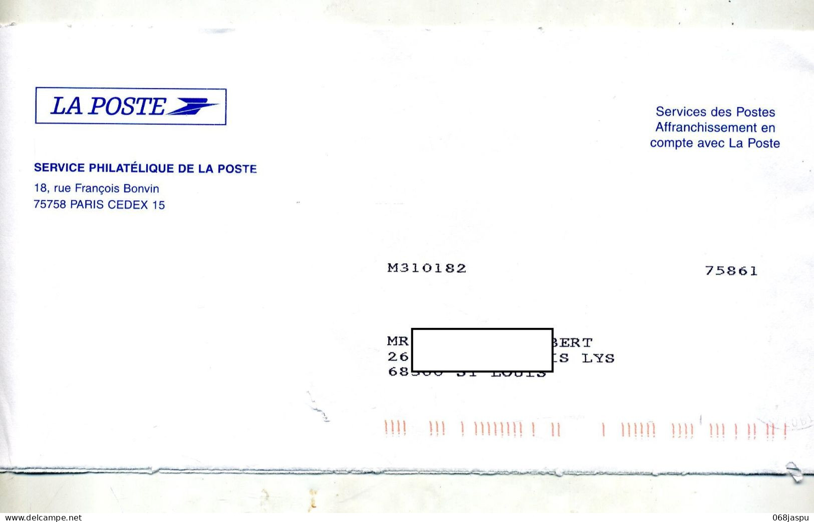 Lettre En Compte Poste Flamme Belfort Eurockeennes  Curiosite Date - Maschinenstempel (Werbestempel)