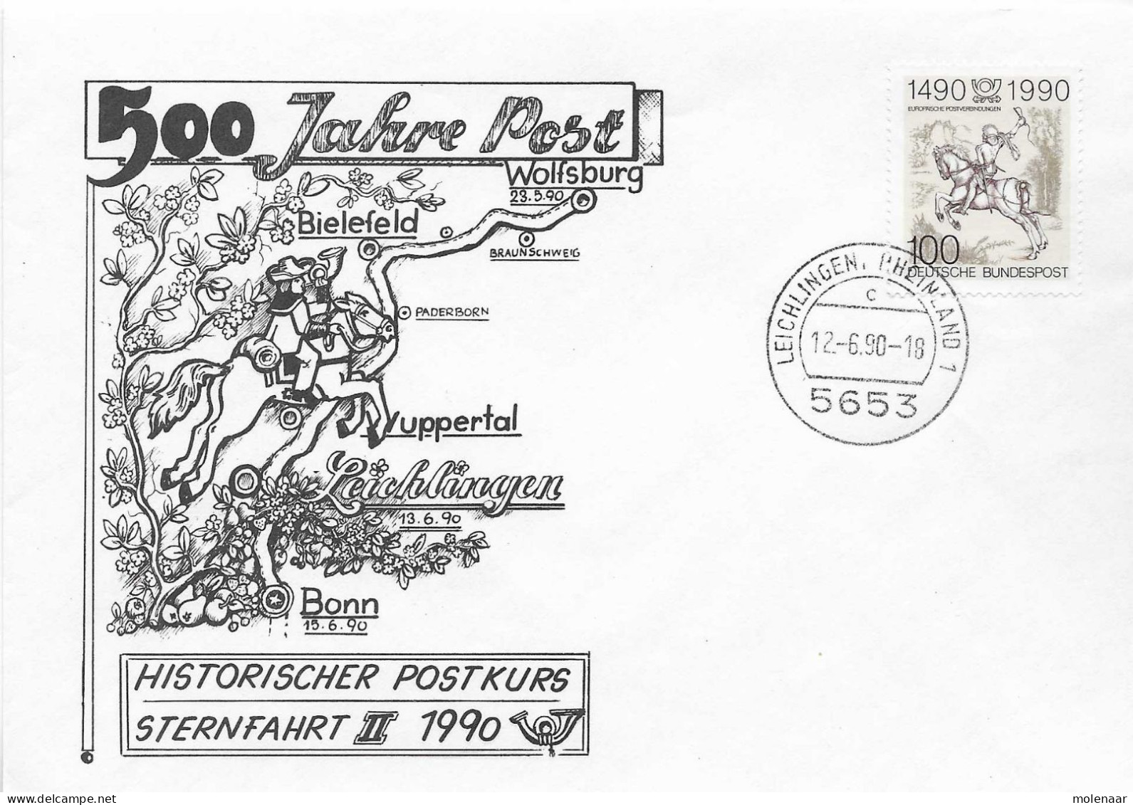 Postzegels > Europa > Duitsland > West-Duitsland > 1990-1999 > Brief Met No. 1445 (17330) - Storia Postale