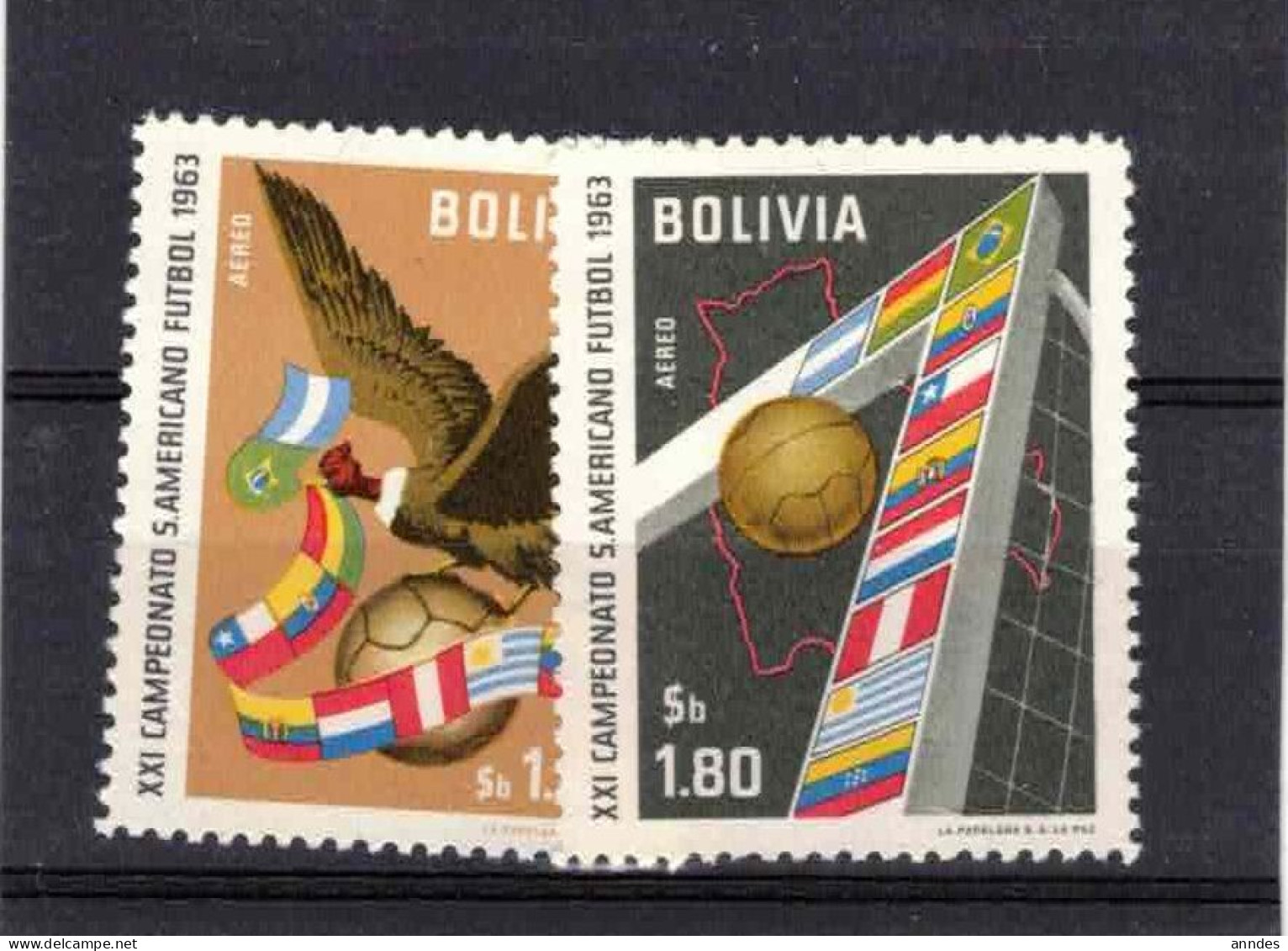 Nrs +luchtpost 228/29 Xx  Zeer Mooi - Bolivia