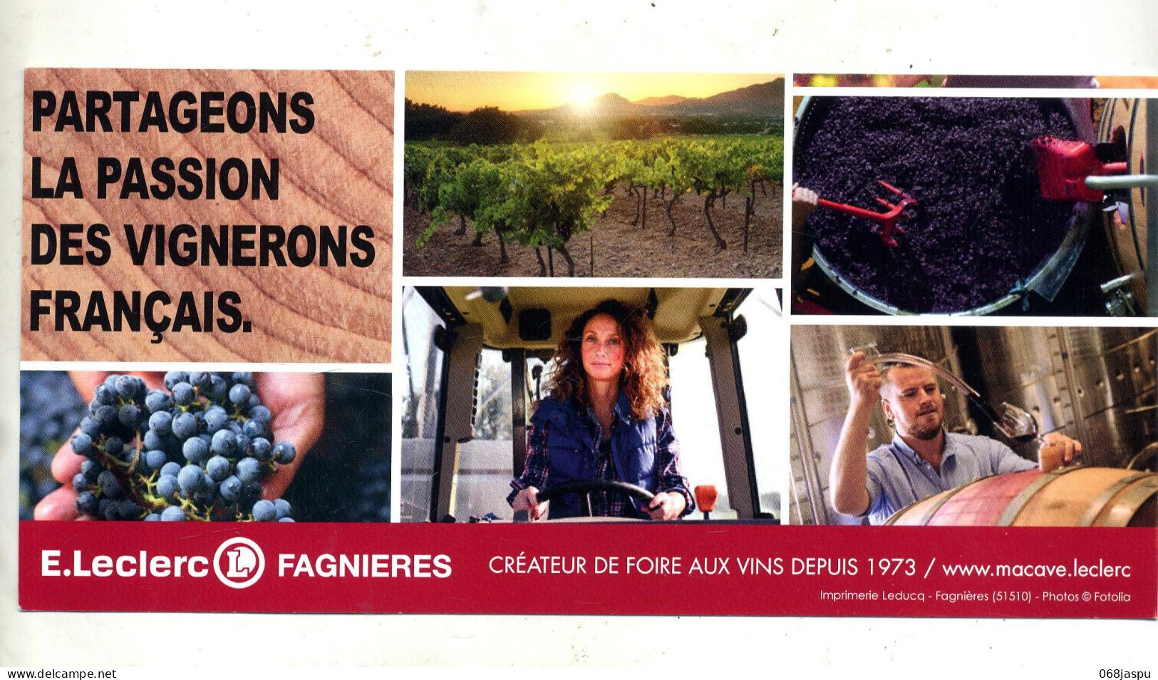 Publicite Foire Aux Vins Leclerc - Publicités