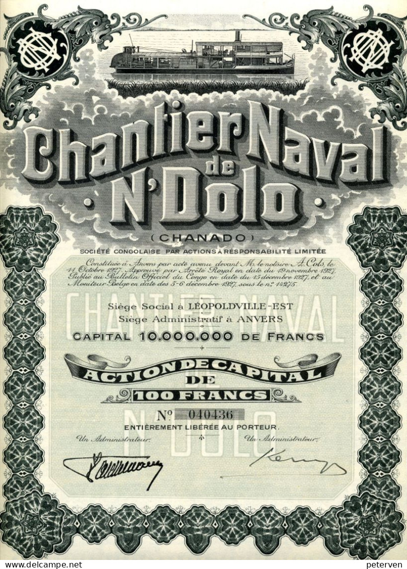 CHANTIER NAVAL N'DOLO - Navy