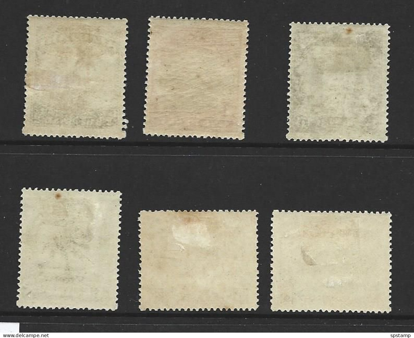 Aitutaki 1920 Definitives Set Of 6 Attractive M , Some Gum Tone Spots - Aitutaki