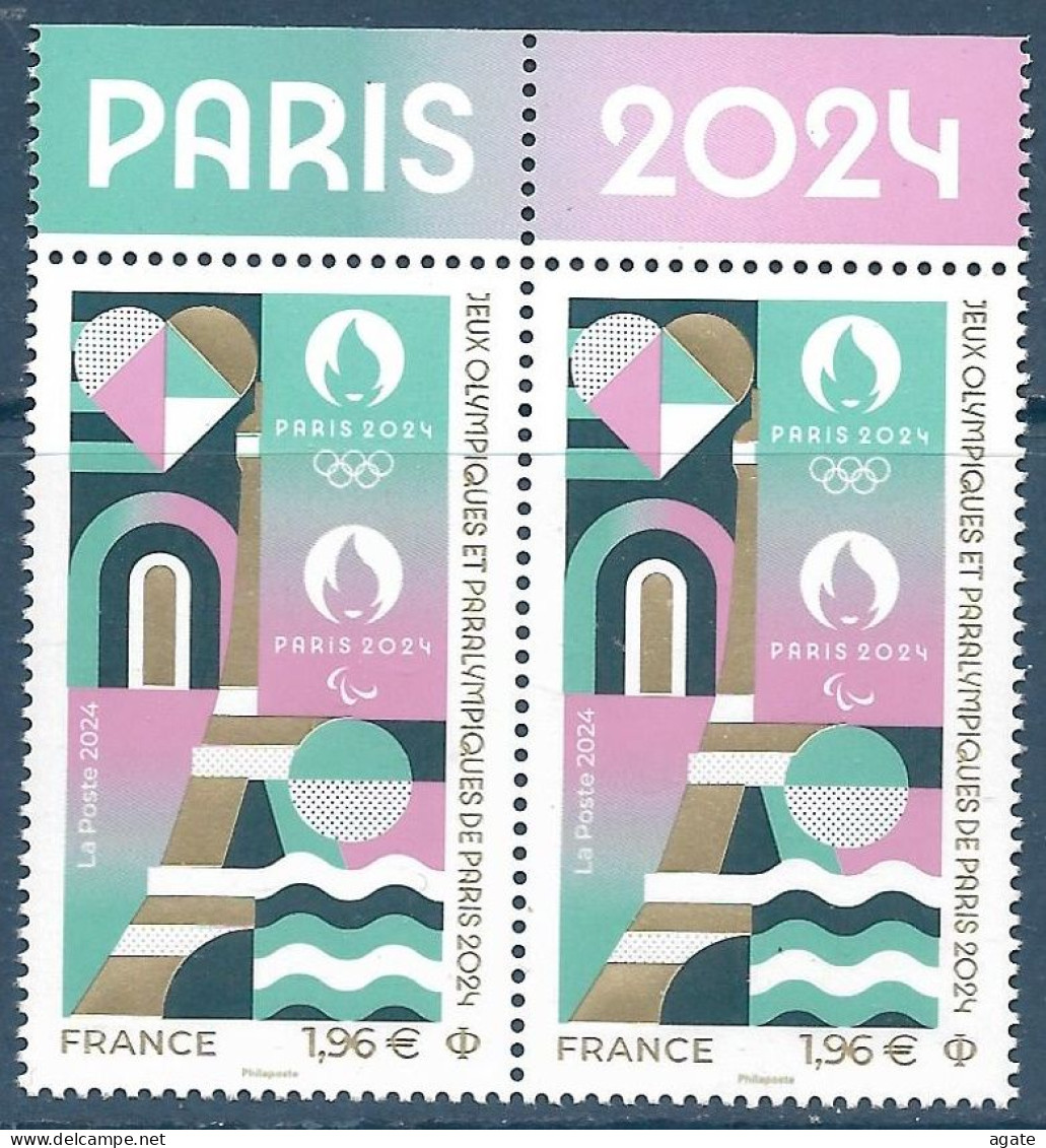 Jeux Olympiques Paralympiques Paris 2024 (2024) Neuf** - Unused Stamps