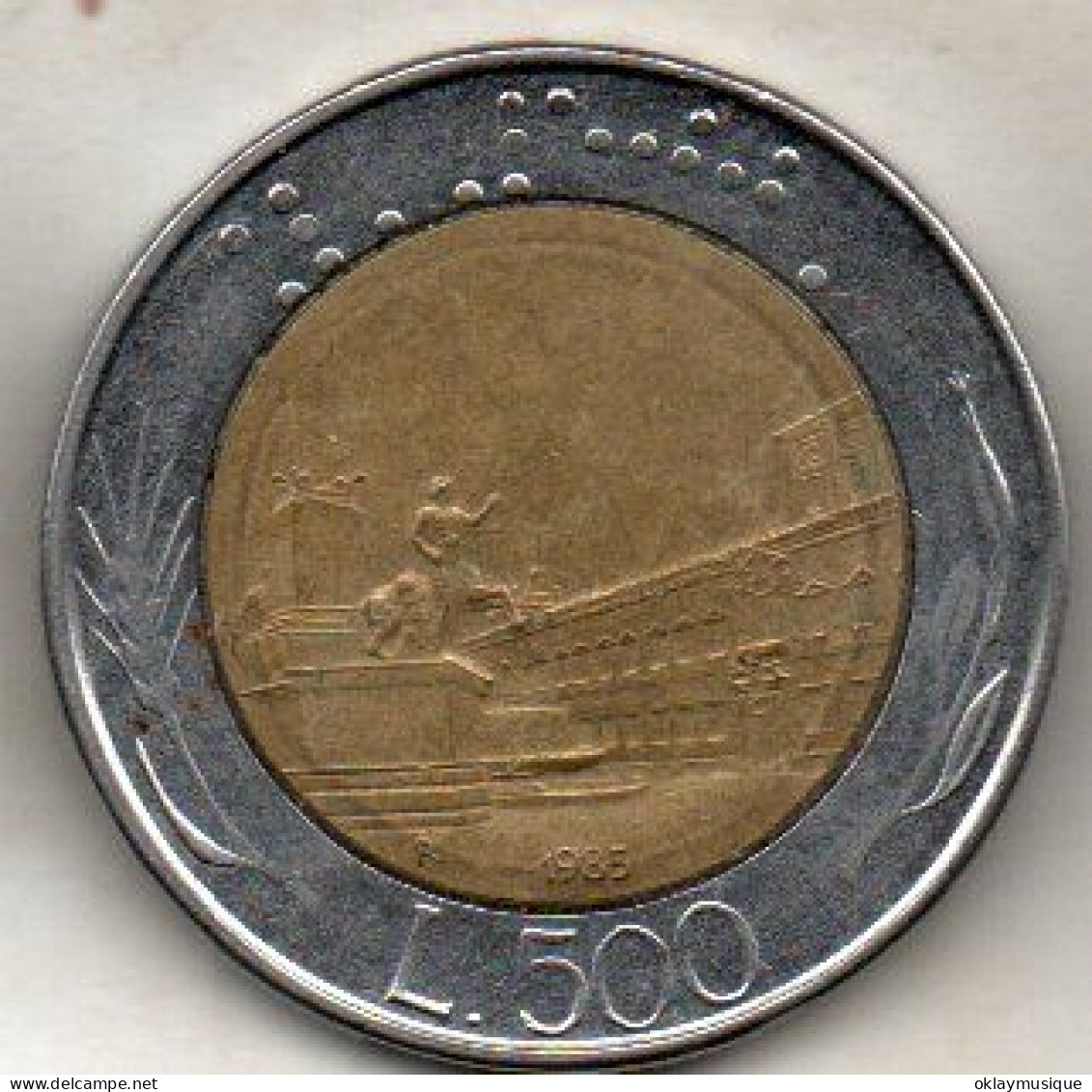 500 Lires 1985 - 500 Liras