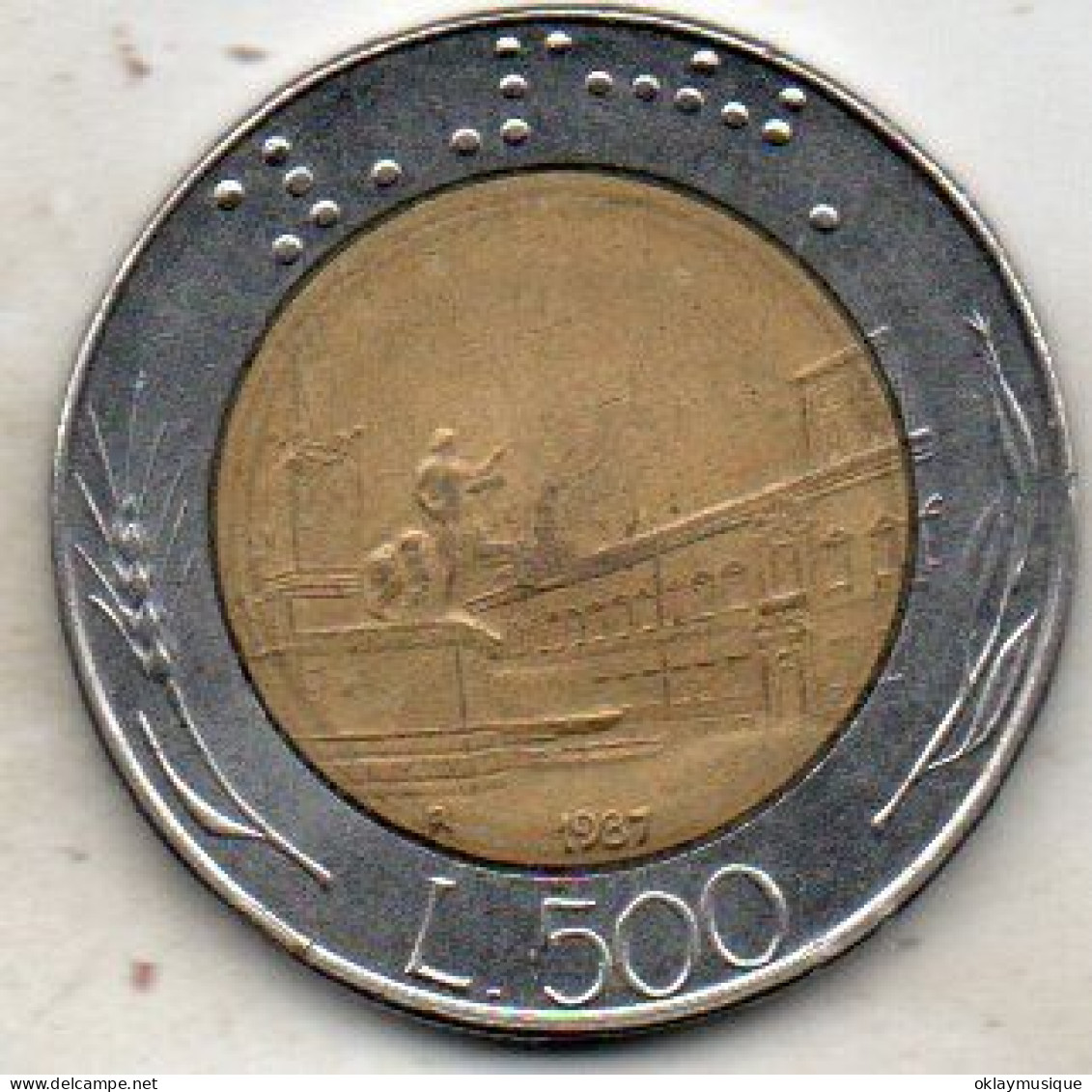 500 Lires 1987 - 500 Liras