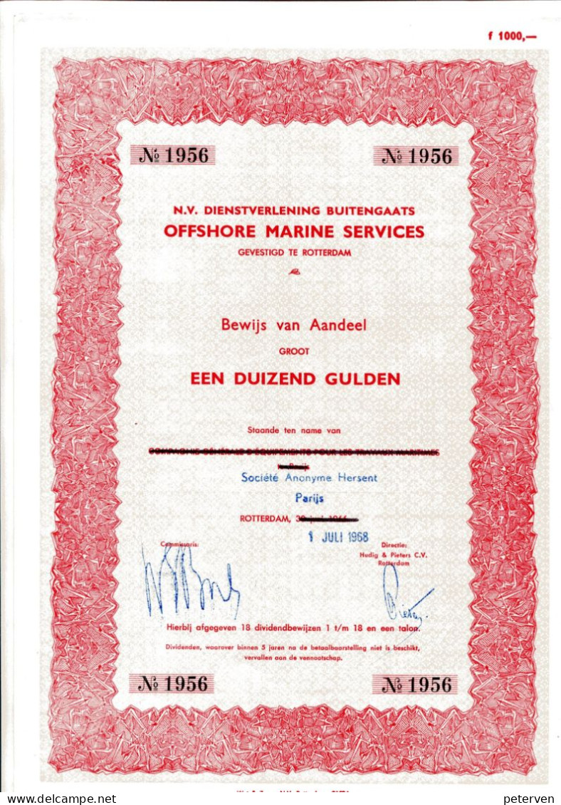 OFFSHORE MARINE SERVICES - N.V. Dienstverlening Buitengaats - Navy