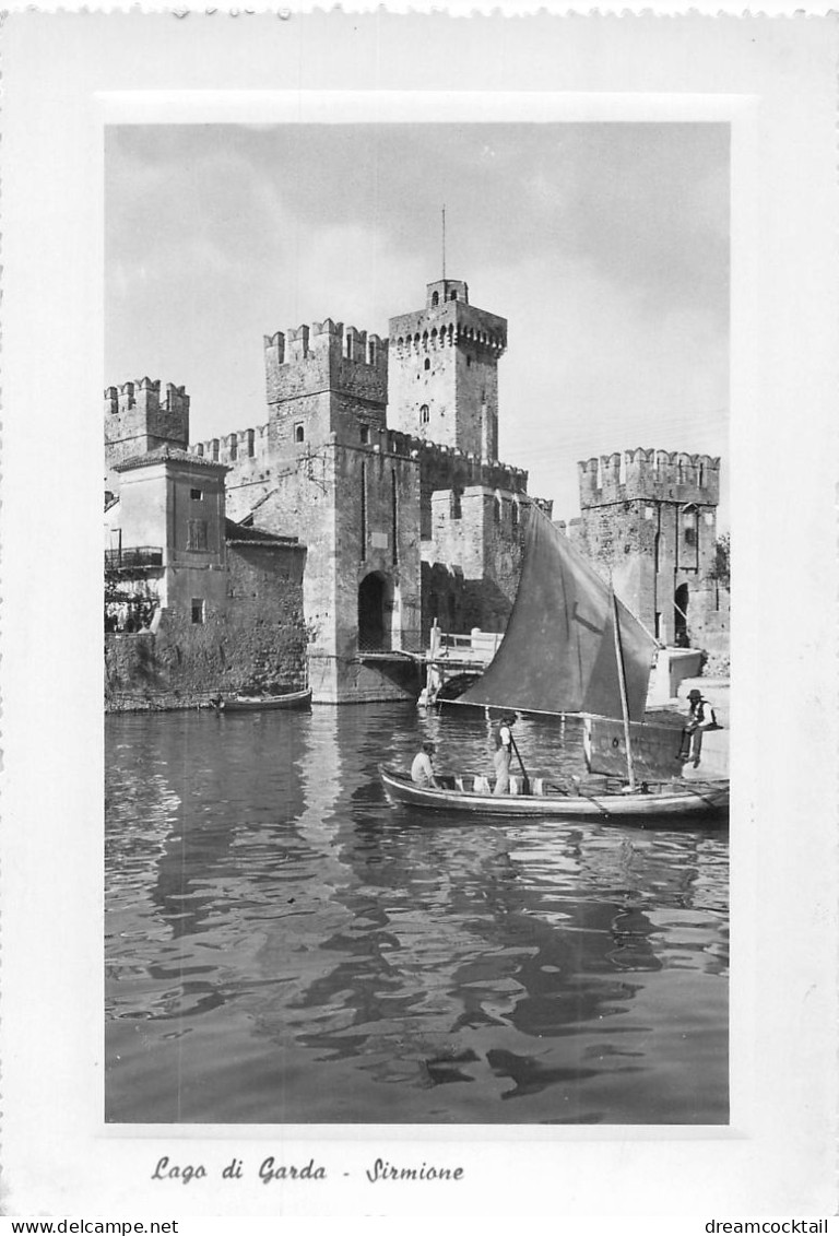 5 Photo Cpsm Grand Format LAGO DI GARDA. Isola Et Pêcheurs - Trento