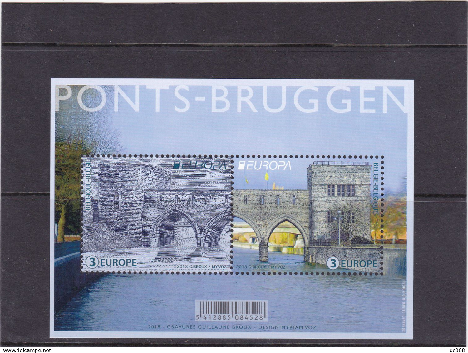 2018 COB BL 263 Europa Bruggen-ponts MNH-postfris-neuf - 2002-… (€)