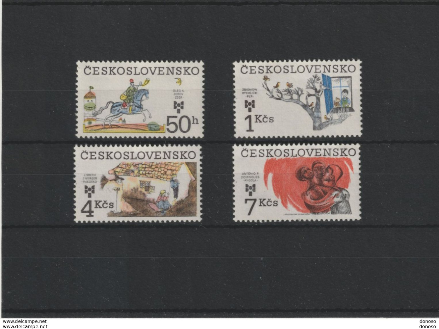 TCHECOSLOVAQUIE 1983 Livres Pour Enfants Yvert 2542-2545, Michel 2723-2726  NEUF** MNH Cote 6 Euros - Ungebraucht