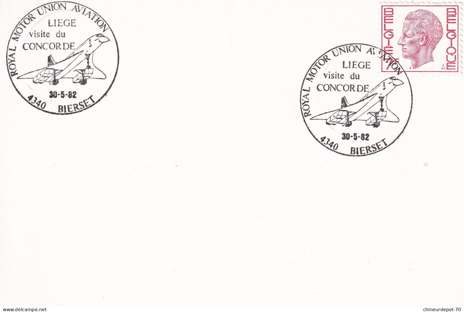 Lettres & Documents  Belgique België Belgium Bierset 1982 - Covers & Documents