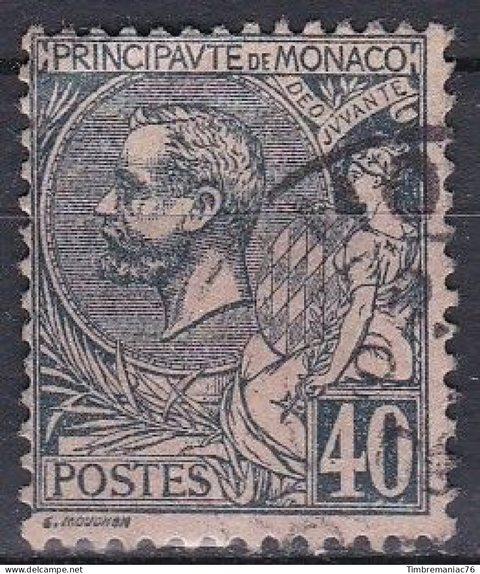 Monaco TUC 1891-94 YT 17 Oblitéré - Oblitérés