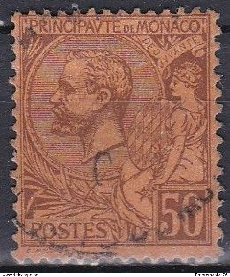 Monaco TUC 1891-94 YT 18 Oblitéré - Used Stamps
