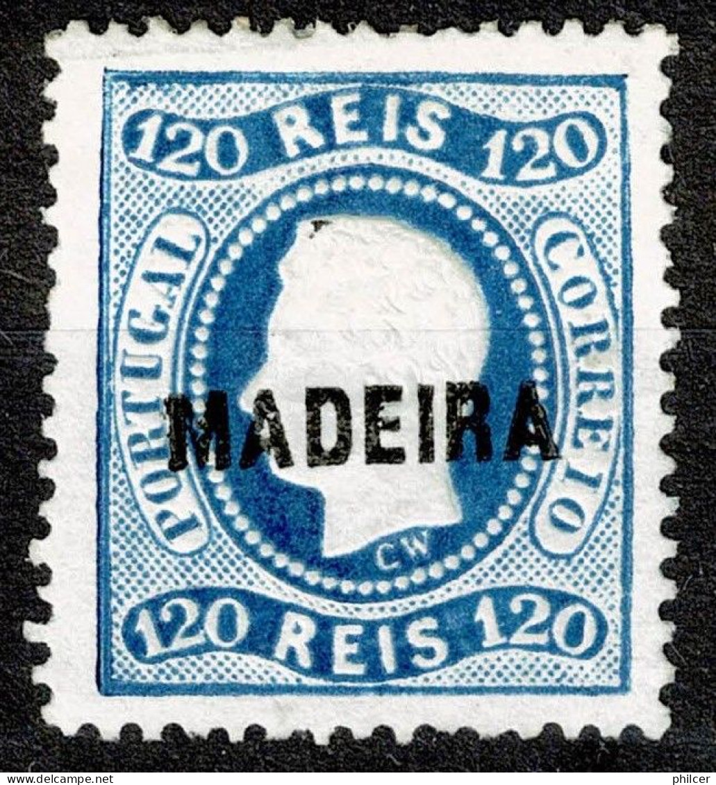 Madeira, 1885, # 12, Reprint, MNG - Madeira