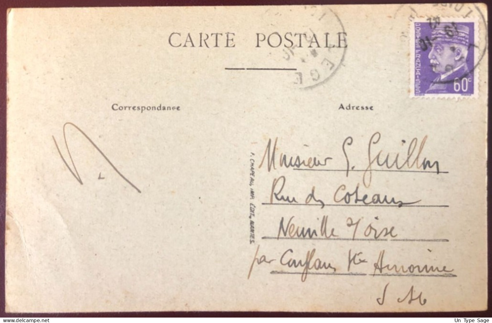 France, CPA - Legé (Loire-inf.) - Rue Et Place De La Chapelle - (B1512) - Autres & Non Classés