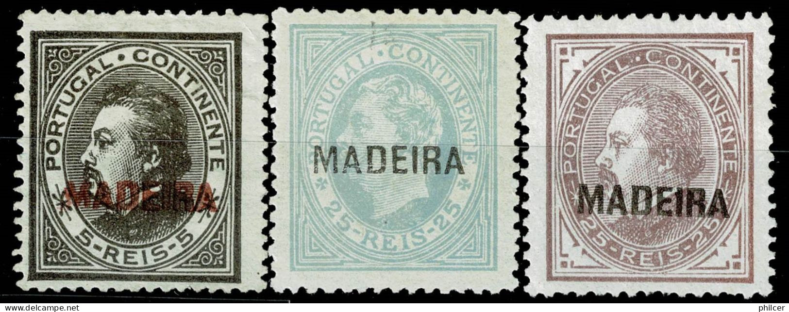 Madeira, 1885, # 30/2, Reprint, MNG - Madère