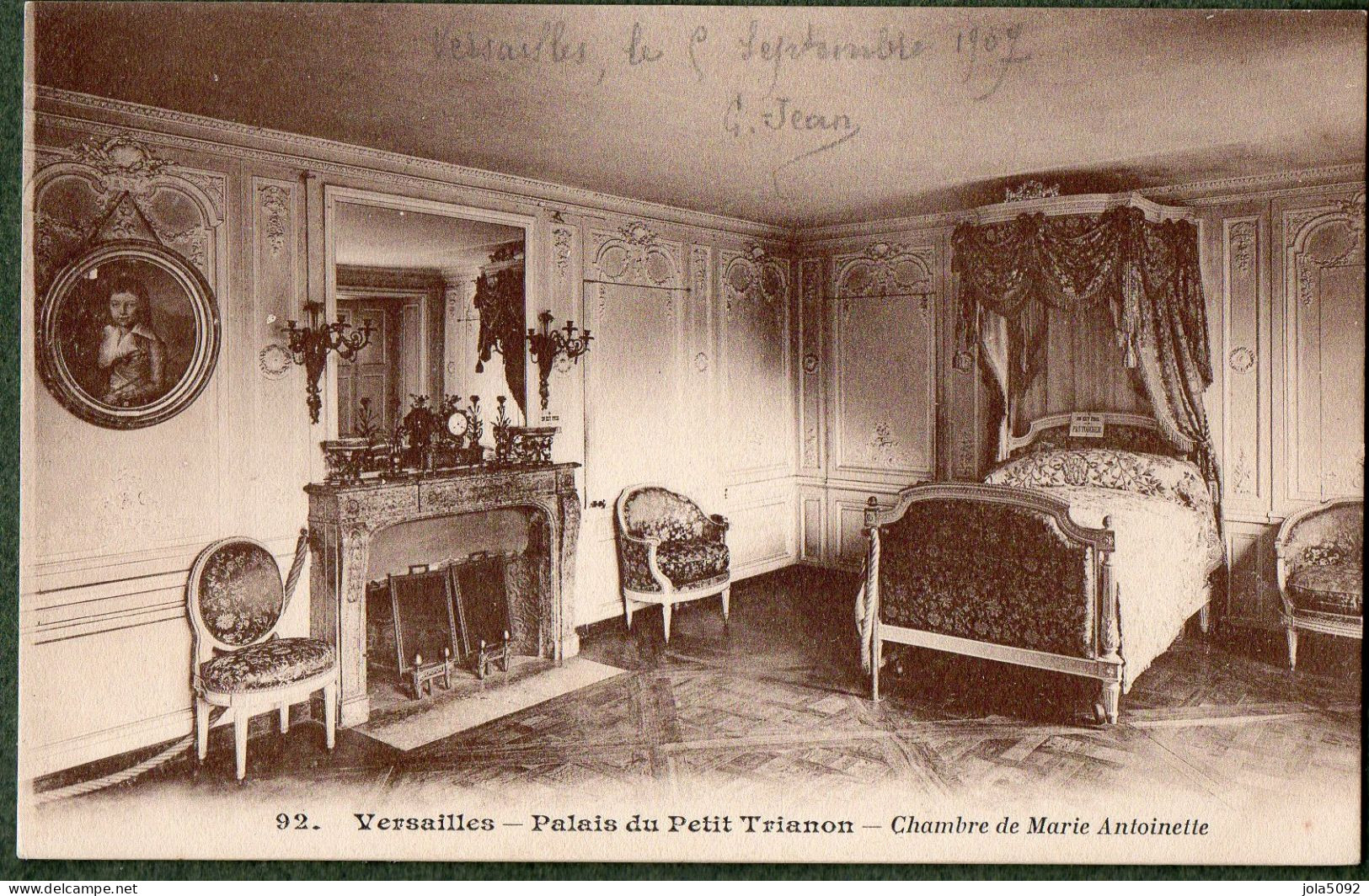 78 - VERSAILLES - Palais Du Petit Trianon - Chambre De Marie Antoinette - Versailles (Kasteel)