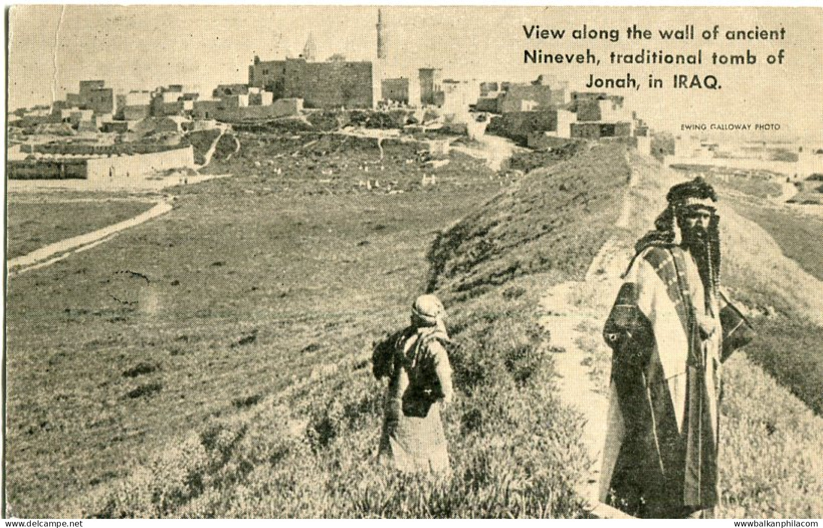 Iraq Nineveh SHELL 1938 Postcard To Canada - Irak