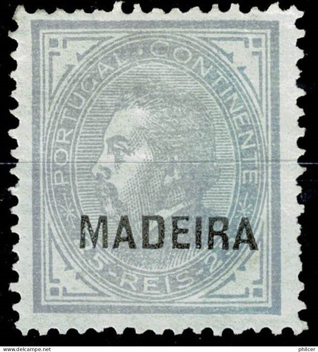 Madeira, 1885, # 32, Reprint, MNG - Madeira