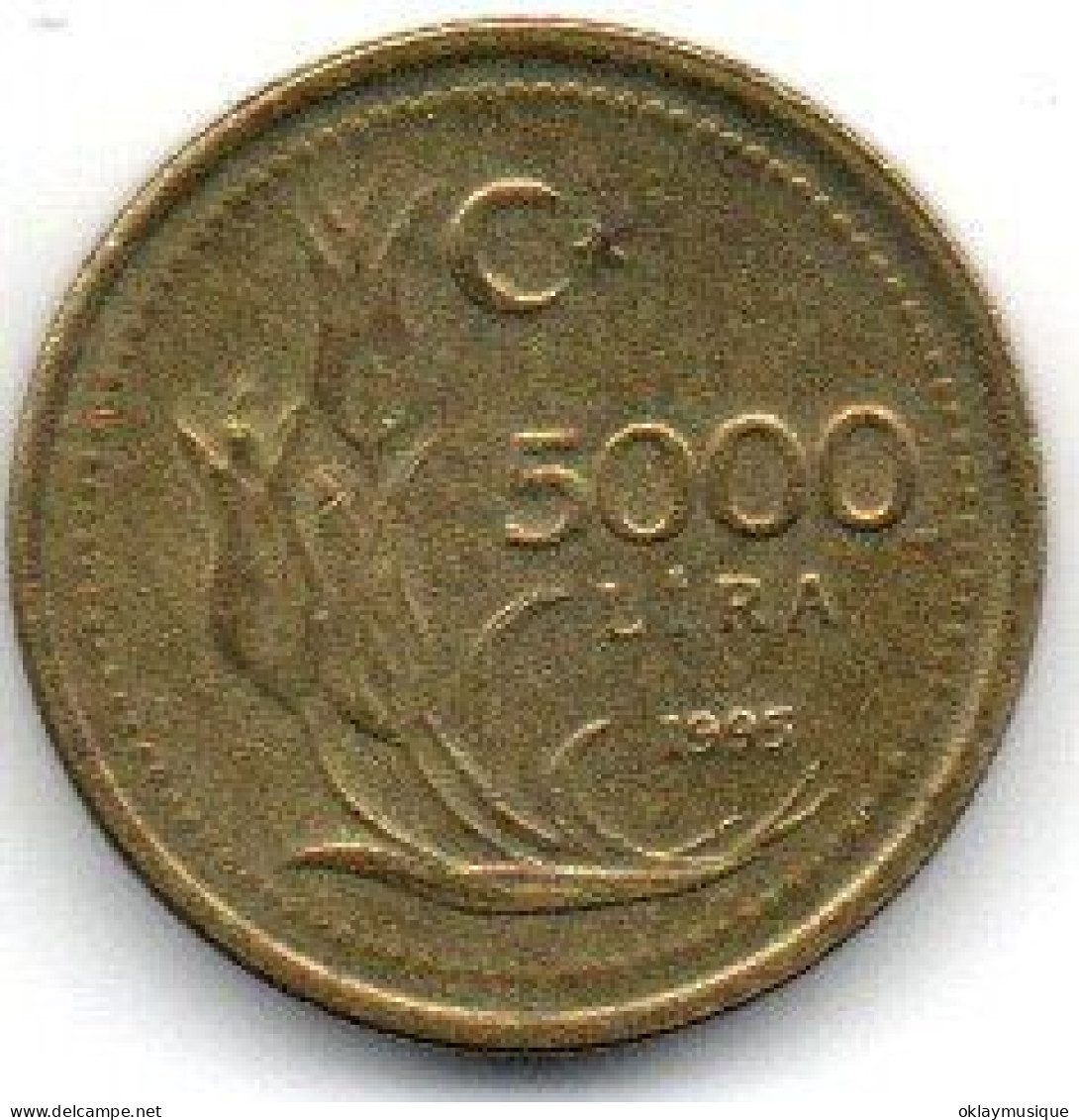 5000 Lira 1995 - Turkey
