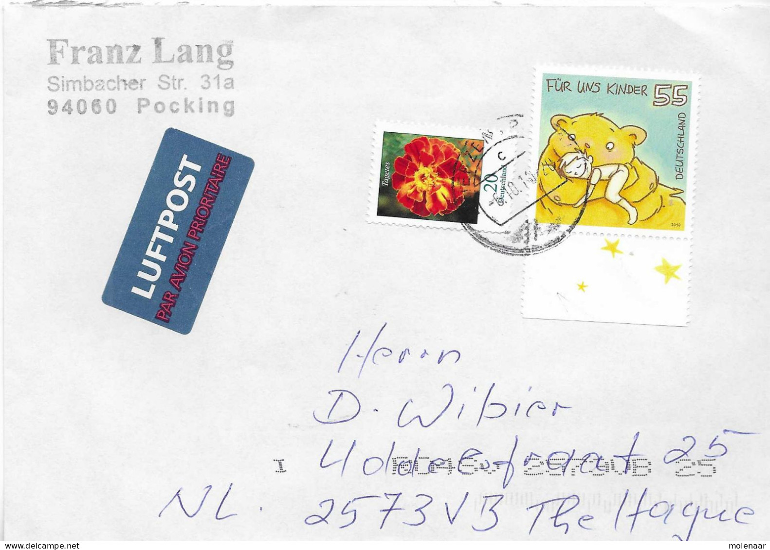 Postzegels > Europa > Duitsland > West-Duitsland > 2010-2019 > Brief Met No. 2471 En 2618 (17337) - Storia Postale