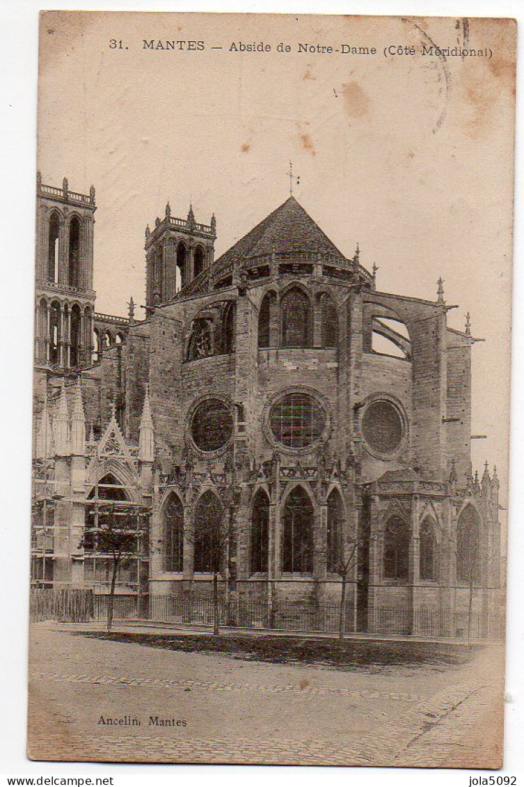 78 / MANTES - Abside De Notre-Dame - Mantes La Jolie