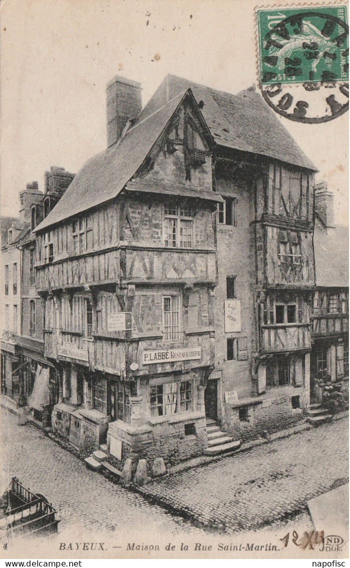 14-Bayeux Maison De La Rue Saint-Martin - Bayeux