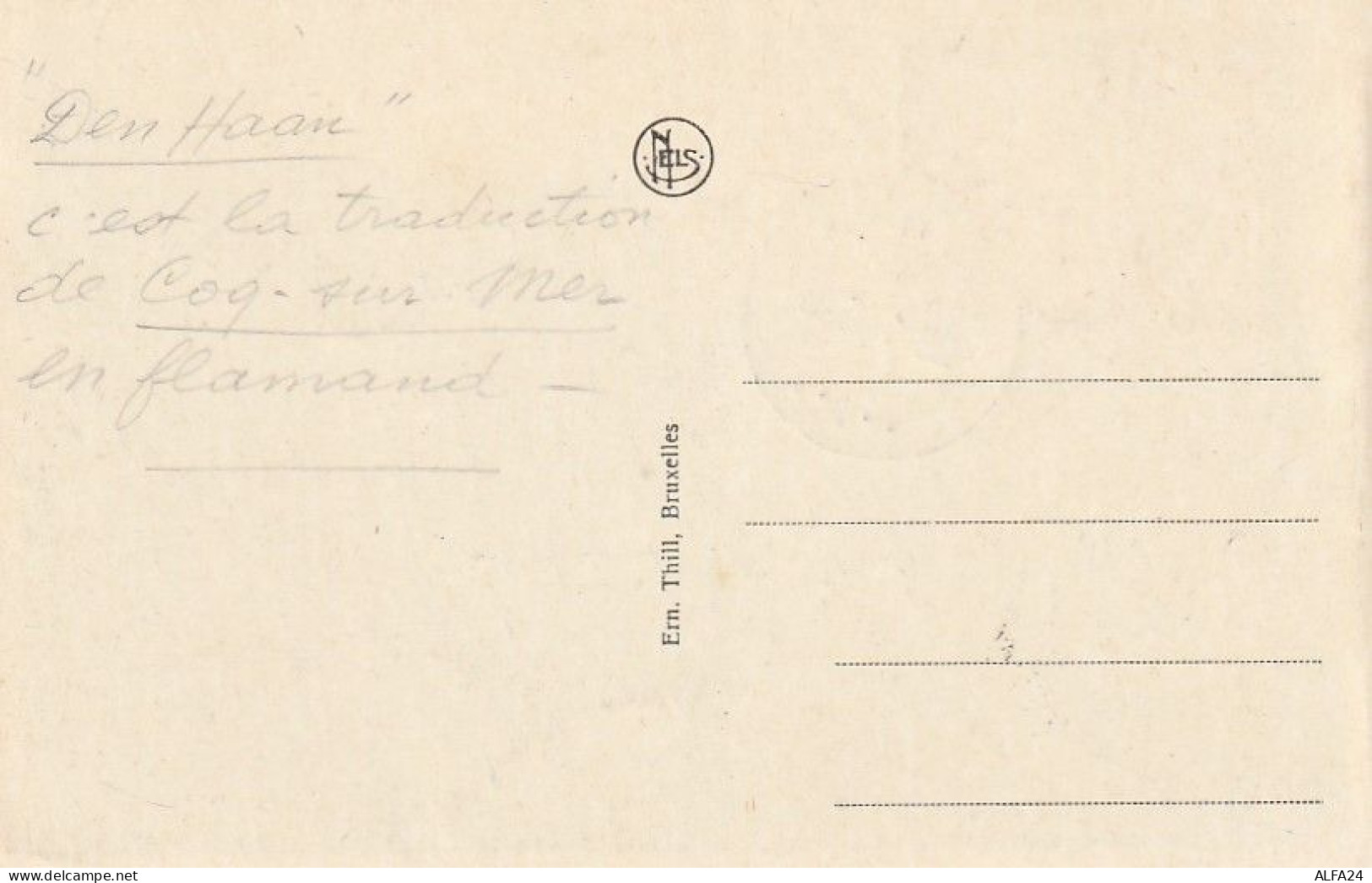 MAXIMUM CARD BELGIO 1946 (XT3624 - 1940-1949