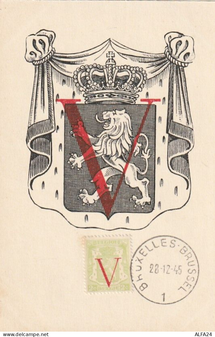 MAXIMUM CARD 1945 BELGIO (XT3631 - 1934-1951