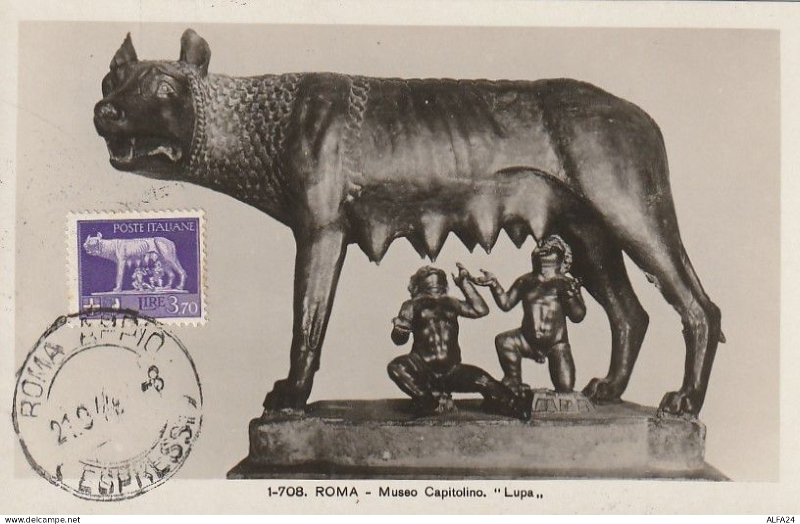 MAXIMUM CARD L.3,70 ITALIA 1944 (XT3620 - 1940-1949