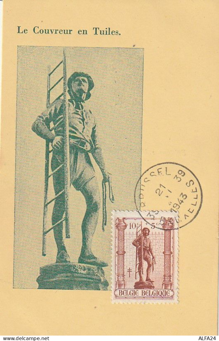 MAXIMUM CARD BELGIO 1943 (XT3610 - 1940-1949