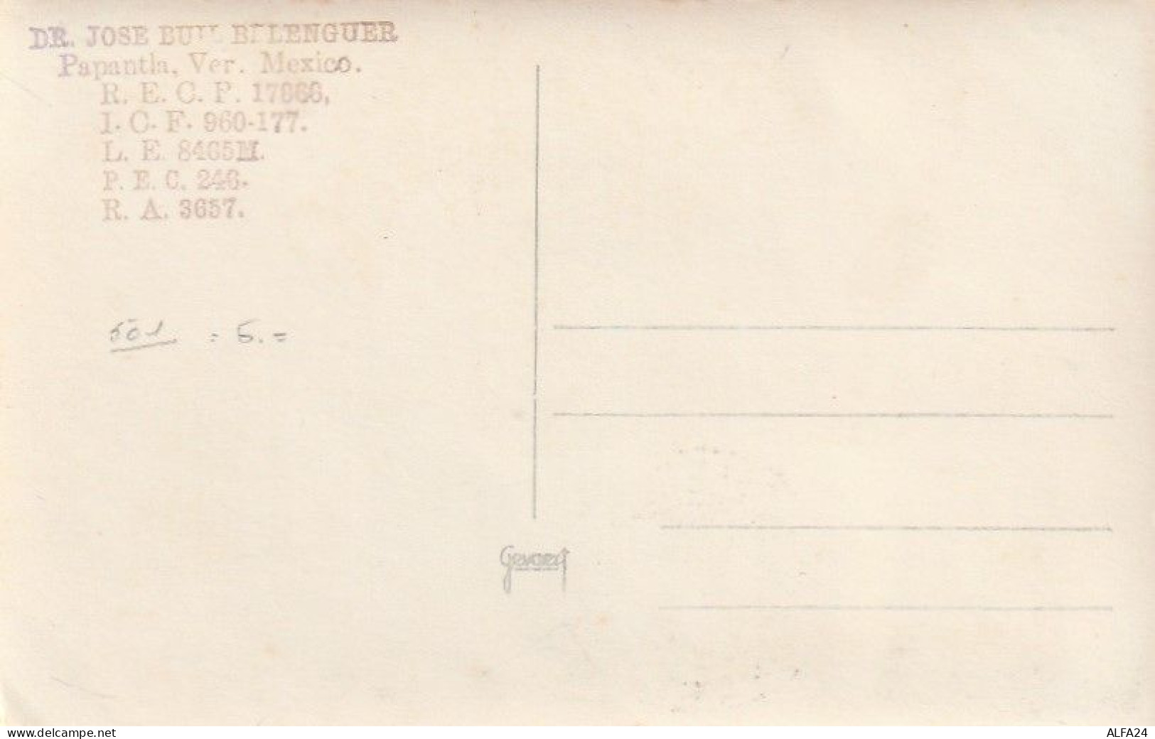 MAXIMUM CARD MESSICO 1937 (XT3606 - 1940-1949