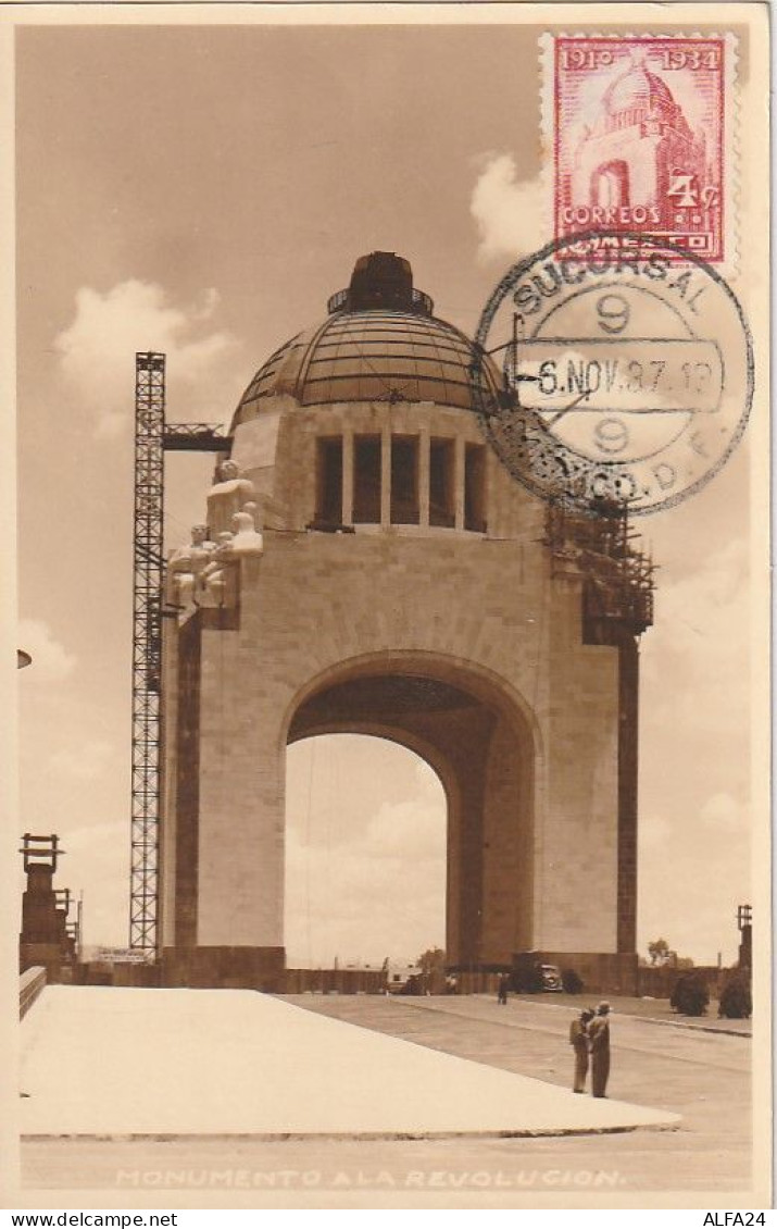 MAXIMUM CARD MESSICO 1937 (XT3581 - México