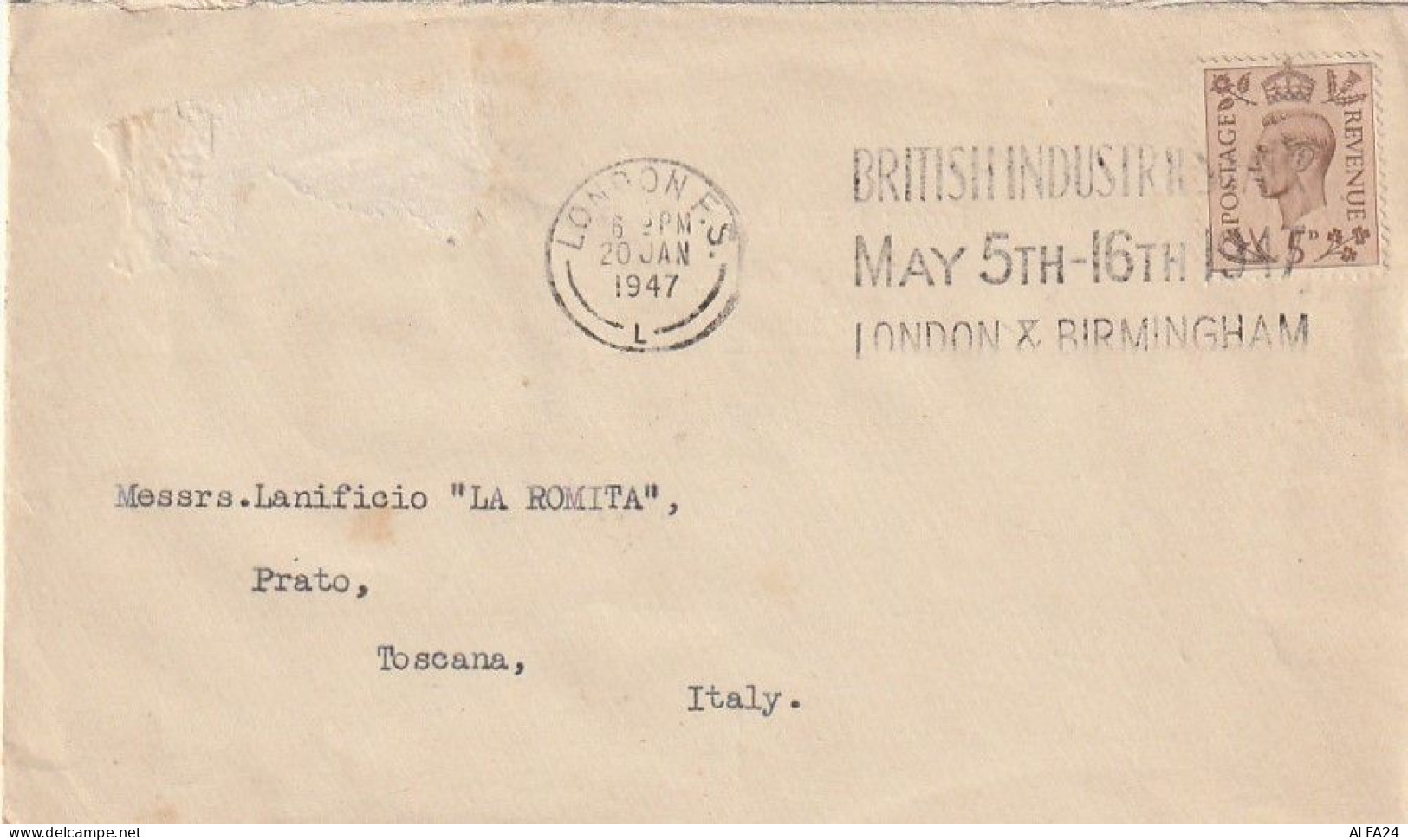 LETTERA 1947 5 UK  (XT3487 - Storia Postale